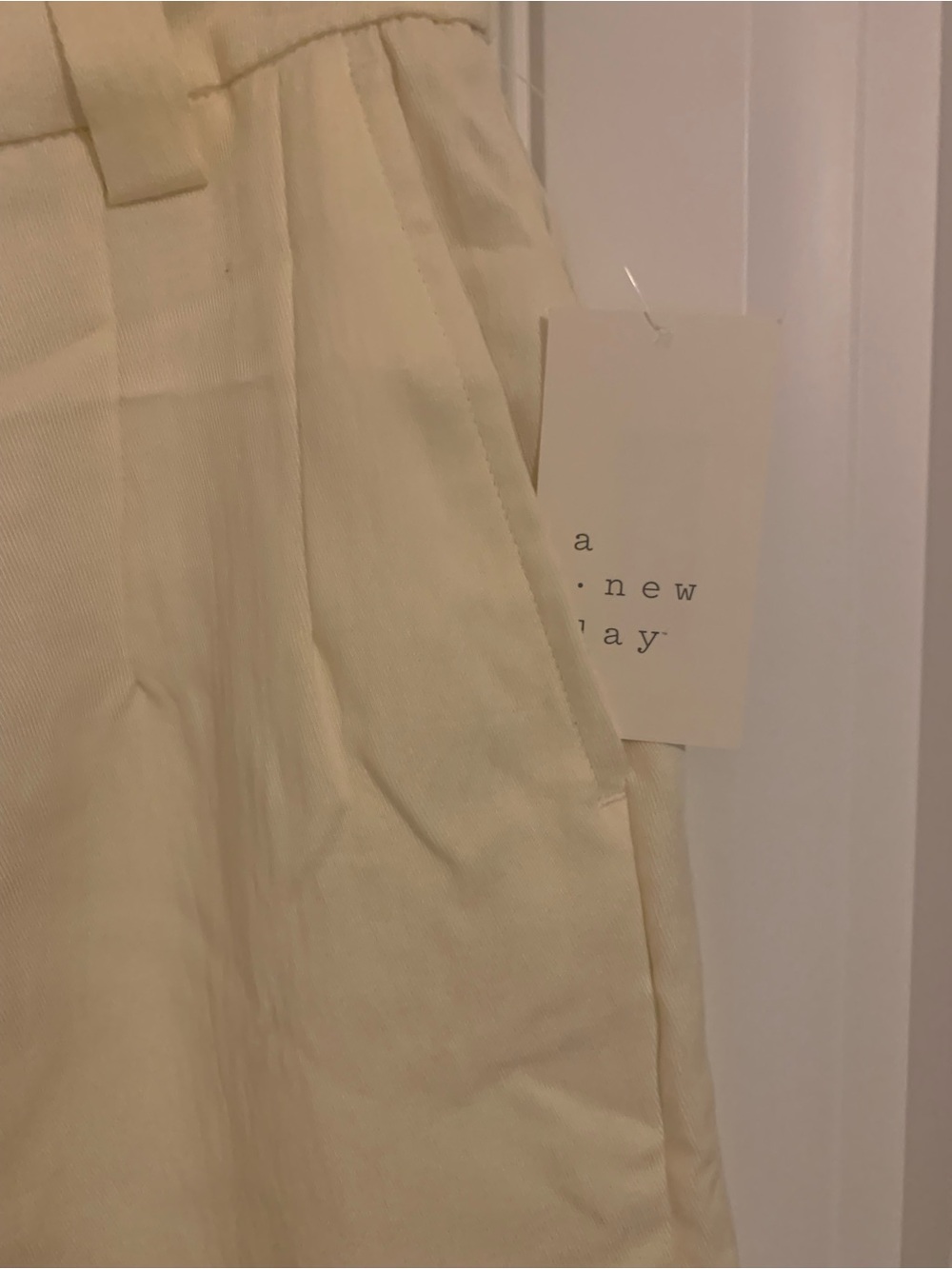 a new day Women Cream Wide leg Pants